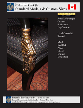 Imperial Furniture Legs Catalog CA$