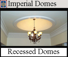 Domes Interior and Exterior, structural and decorative, GRG & Fiberglass