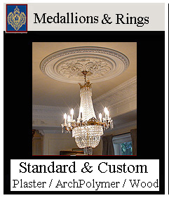 ceiling medallions - a major collection, multiple styles and shapes