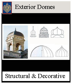 Custom Fiberglass Exterior Domes